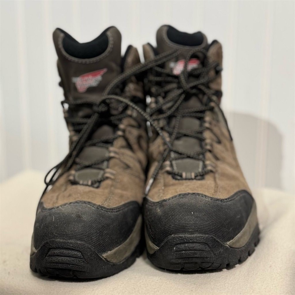 Red Wing Shoes 6670 Men's 8.5 D Waterproof Safety Toe Work Hiker Boots Brown - Picture 2 of 7